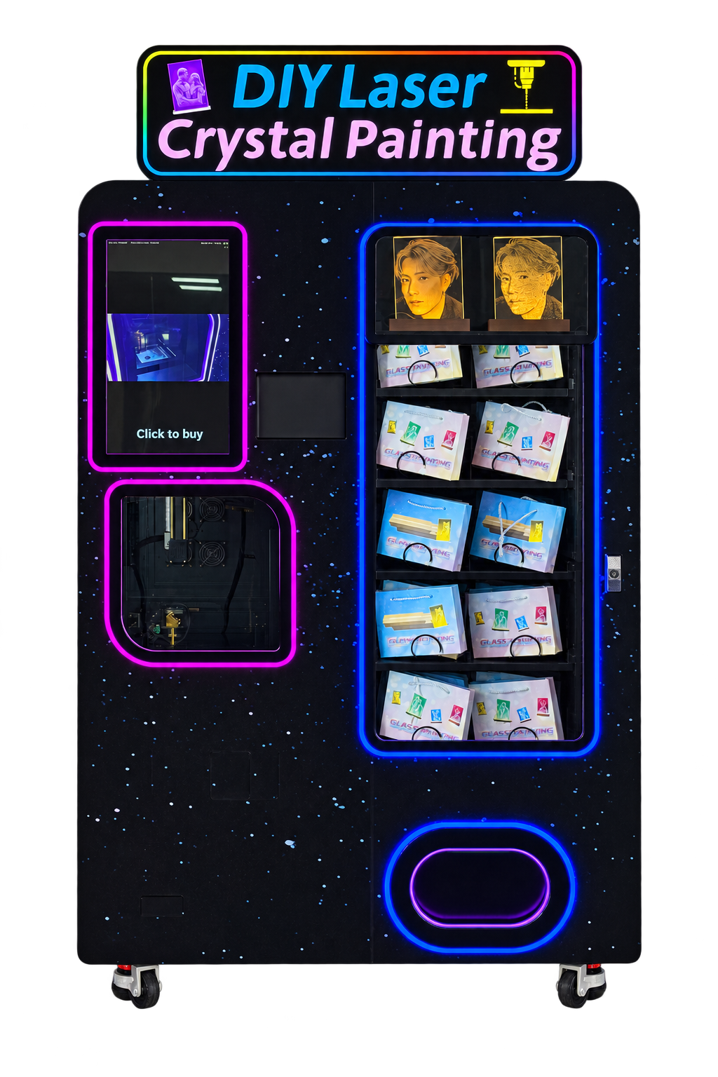 CT-DK323 · Acrylic Photo Engraving Vending Machine