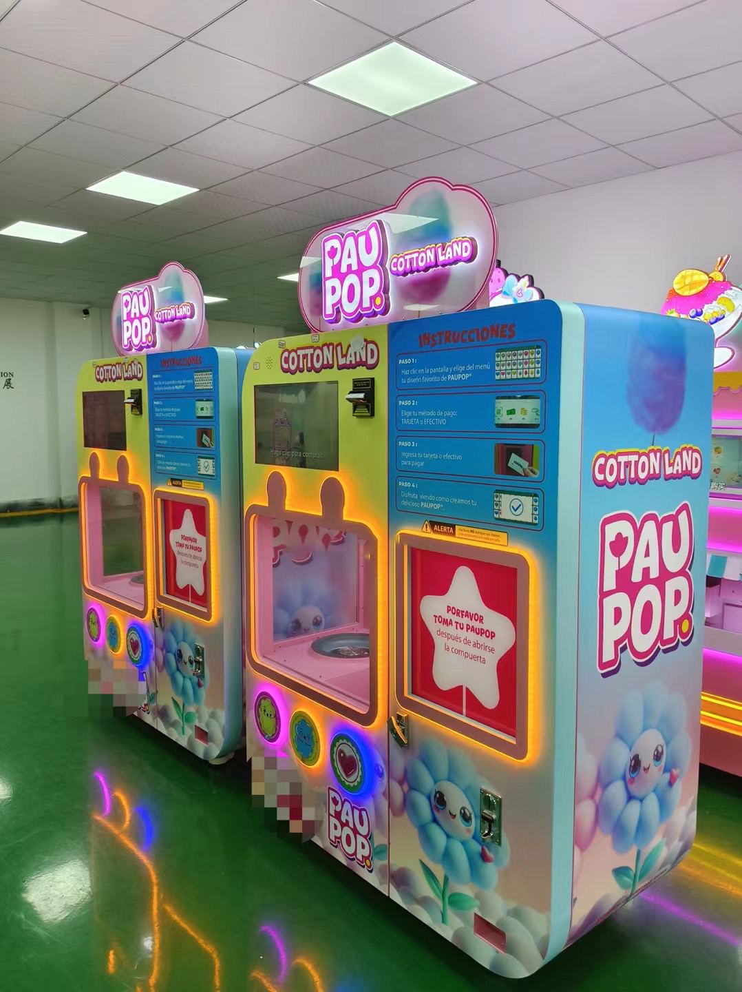 Custom-branded Red Rabbit vending machine