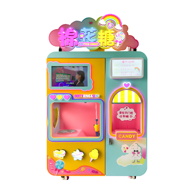 Cotton candy vending machine
