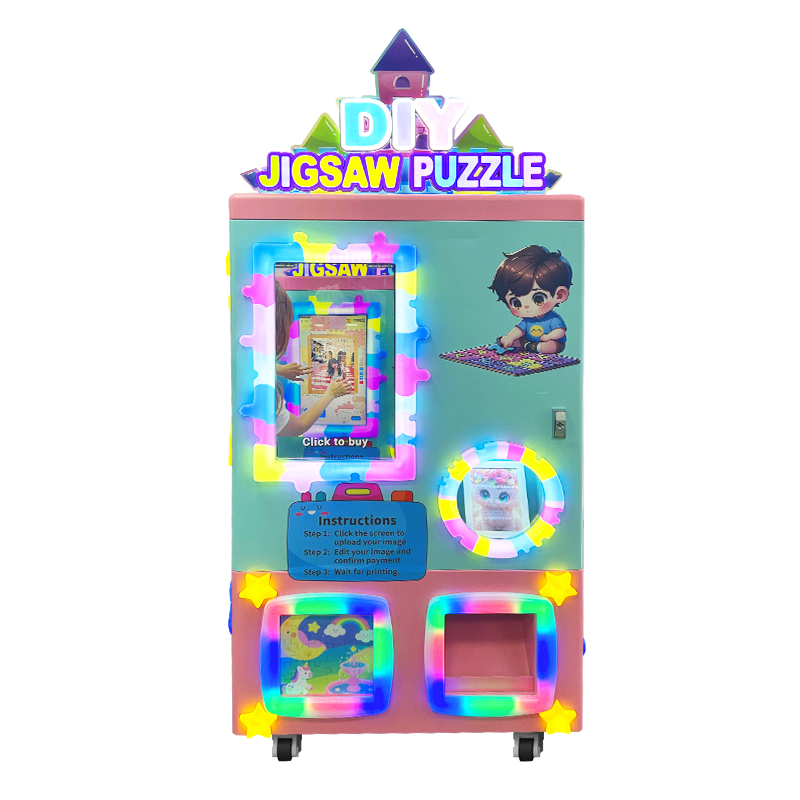 Jigsaw puzzle vending machine