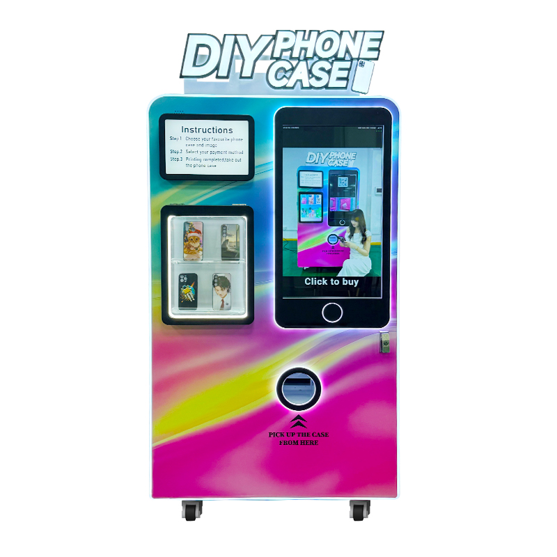 Phone case printing vending machine